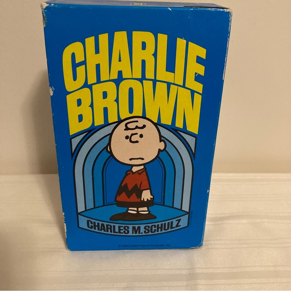 Vintage Charlie Brown Set of 5 Softcover Books in Slip Case by Charles M. Schulz